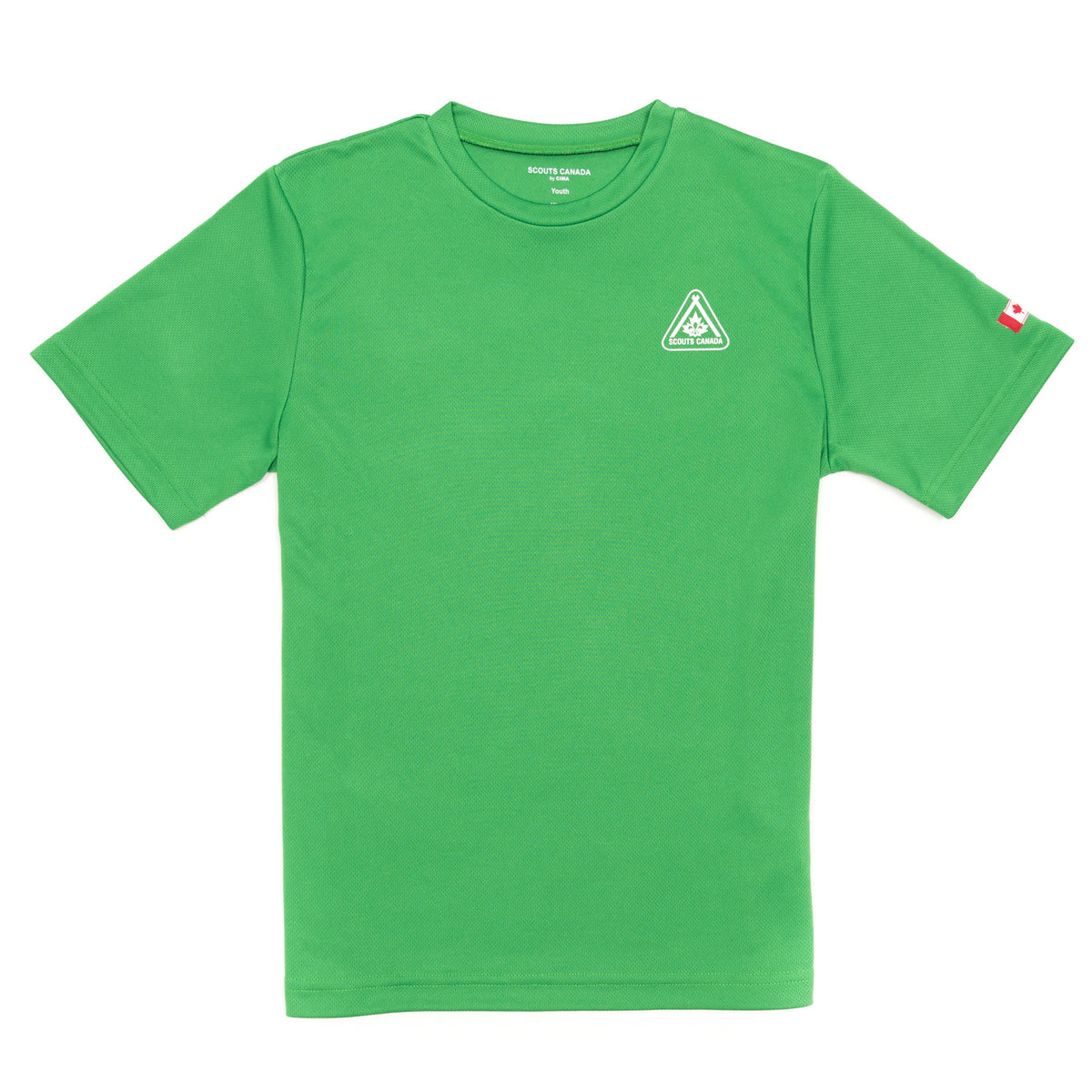 TECH T-SHIRT-SCOUT-GREEN - ADULT | Scouts Canada