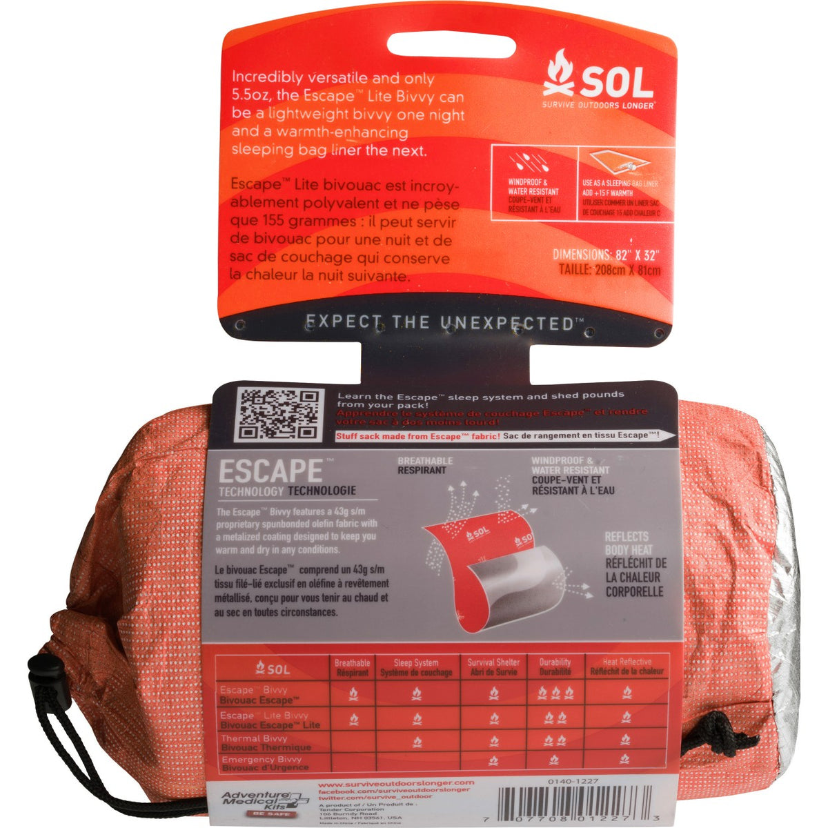 ESCAPE LITE BIVVY - SOL | Scouts Canada