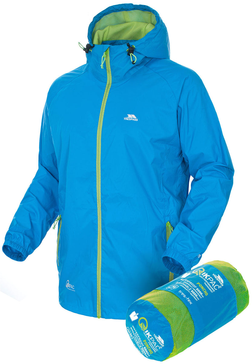 K-way Unisexe Adulte Imperméable Léger - Veste Pliable Avec Poches