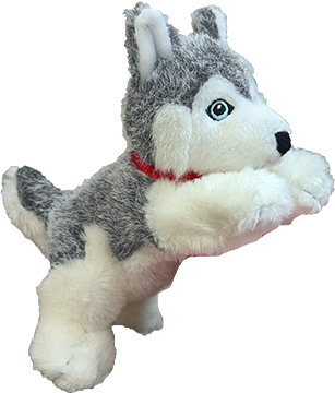 PLUSH TOY - HUSKY 9