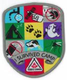 CREST - I SURVIVED CAMP (SHIELD)