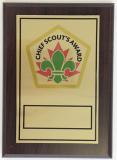 5 X 7 CHIEF SCOUT AWARD PLAQUE
